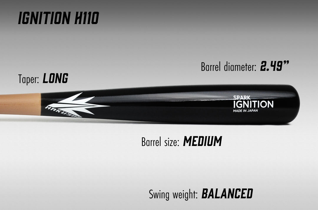 Spark Ignition H110 Maple Wood Bat