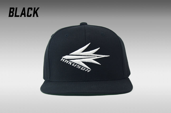 HAKUSOH Black Baseball Snapback Hat