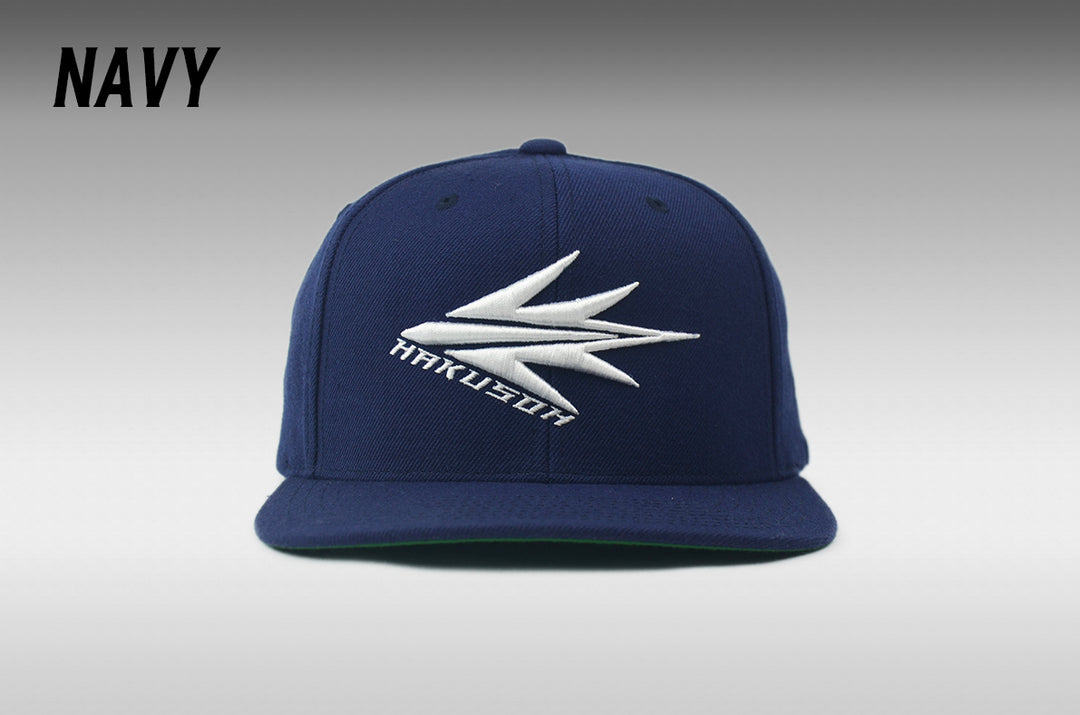 HAKUSOH Navy Baseball Snapback Hat